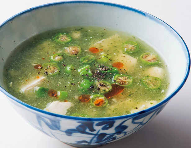 きゅうりの冷製ミルクスープ