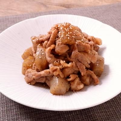 かぼちゃと豚肉の煮物