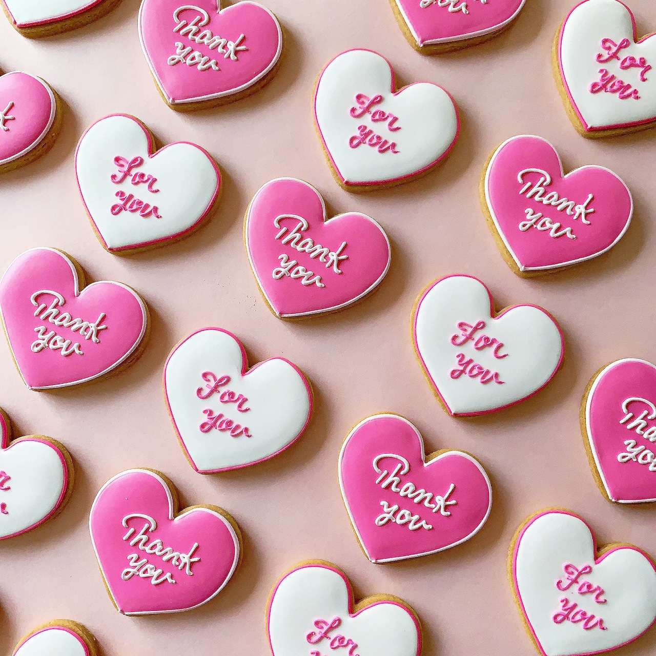 ハートのアイシングクッキ