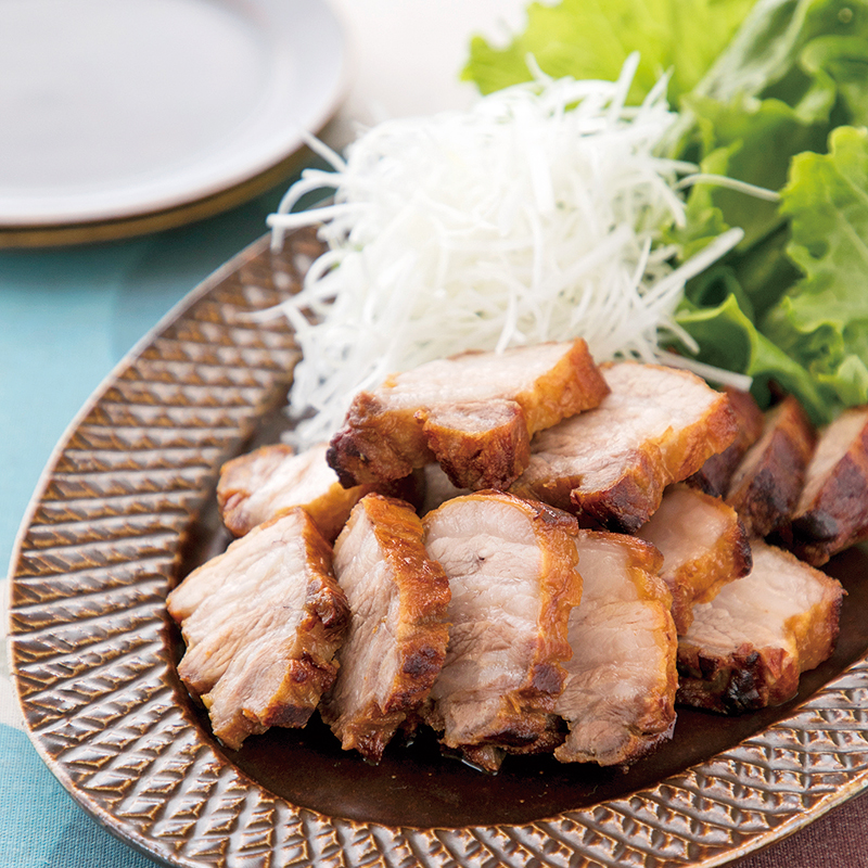 THE男料理 豚バラブロック肉は切って焼くだけが最高♪ - ニャポハウス