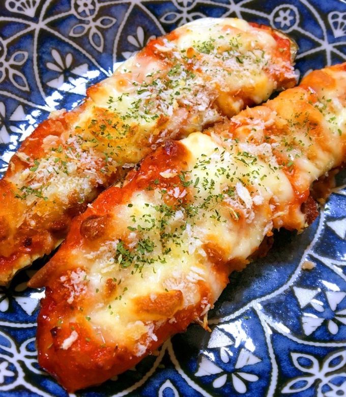 レンジとオーブンで焼きなす！なすのツナマヨ焼き♪