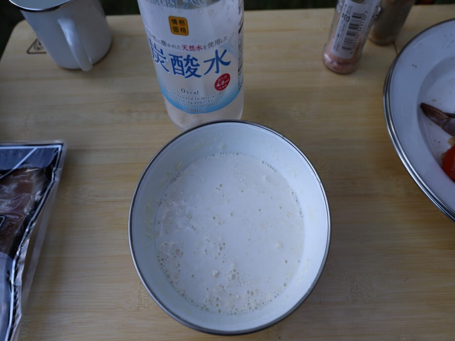 炭酸水でさくさくフリット－そとごはん－TAKIBI タキビキャンプ・グランピングなどアウトドアの総合情報サイト