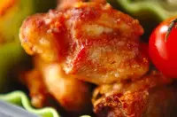 鶏肉と夏野菜の梅酢煮