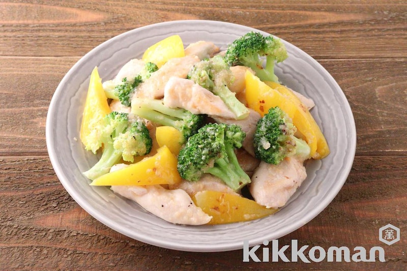 ささみとブロッコリーのごま和え