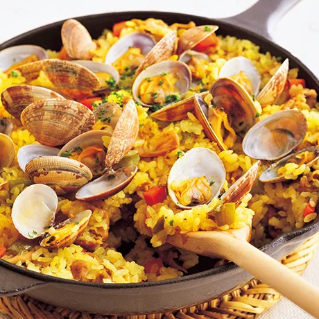簡単海鮮パエリア