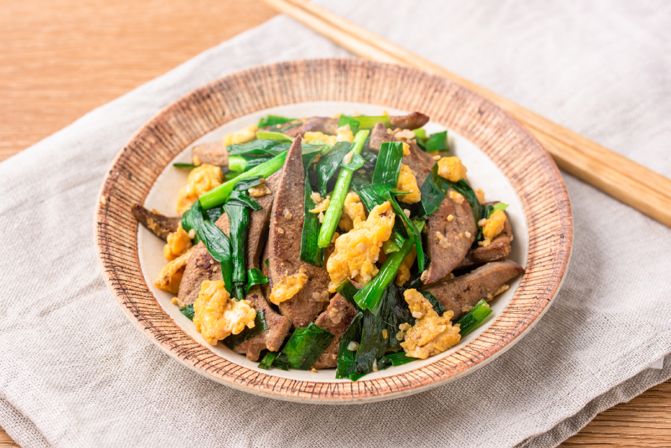 豚レバー☆ピリ辛レバニラ炒め