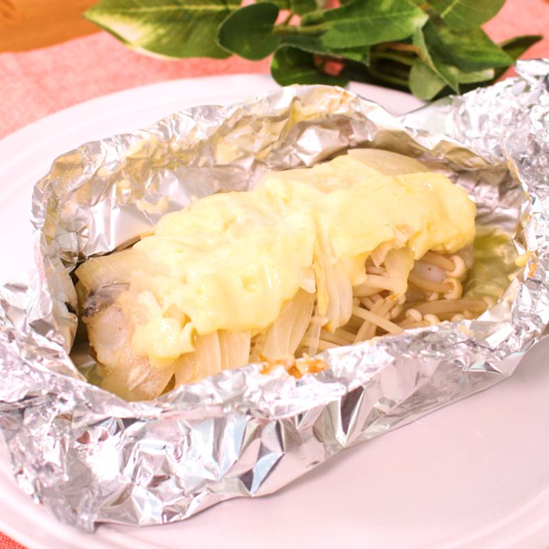 オーブントースターで簡単たらのホイル焼き