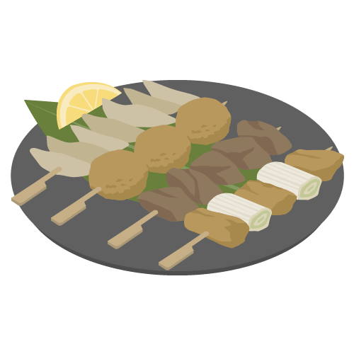 1本の焼き鳥 – SketchStock