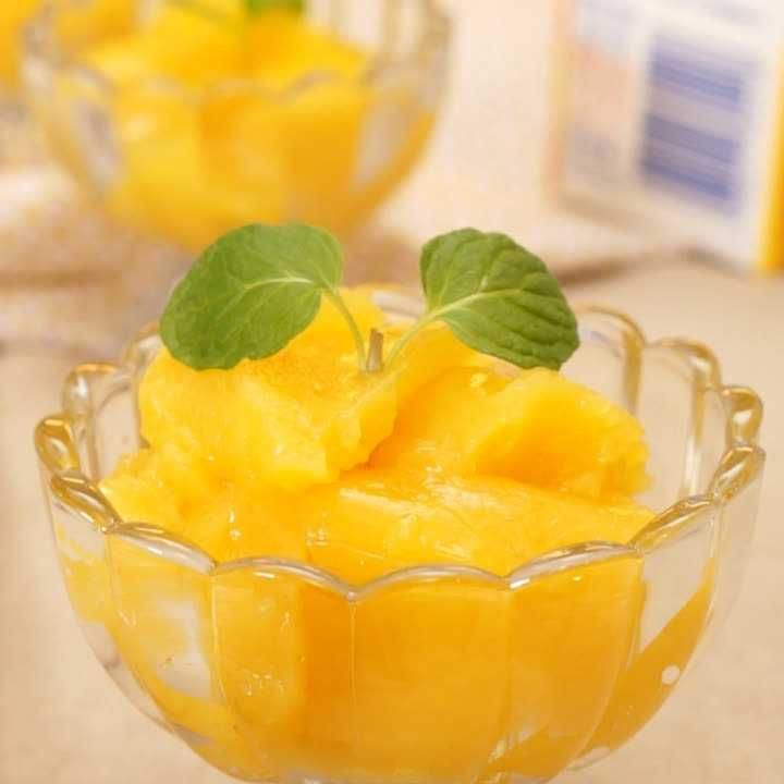 ぷるぷる～♬オレンジゼリー レンジで簡単☆ふるふるスイーツ♡SATOMIWAの☆からだが喜ぶおうちごはん