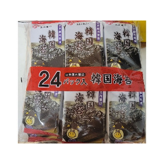 ロピアの『韓国海苔 8切7枚×12パック入』でたっぷり入って美味しい！買てみた