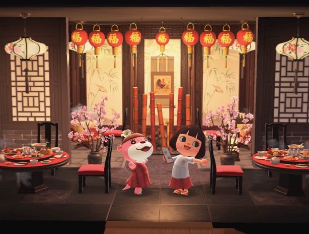 あつ森・ハピパラ レストランのおしゃれなレイアウト～豪華な船の中の洋食レストラン～ - マイミーボックス myme box