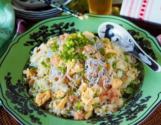 明太子マヨネーズで高菜明太チャーハン！ by 茜音＊クックパッド簡単おいしいみんなのレシピが392万品