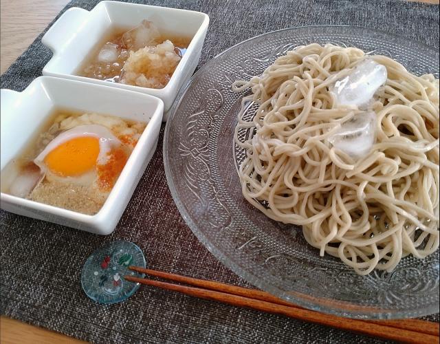 ざるそば あたたかいつゆ sayaSnapdish スナップディッシュID:LiiSSa