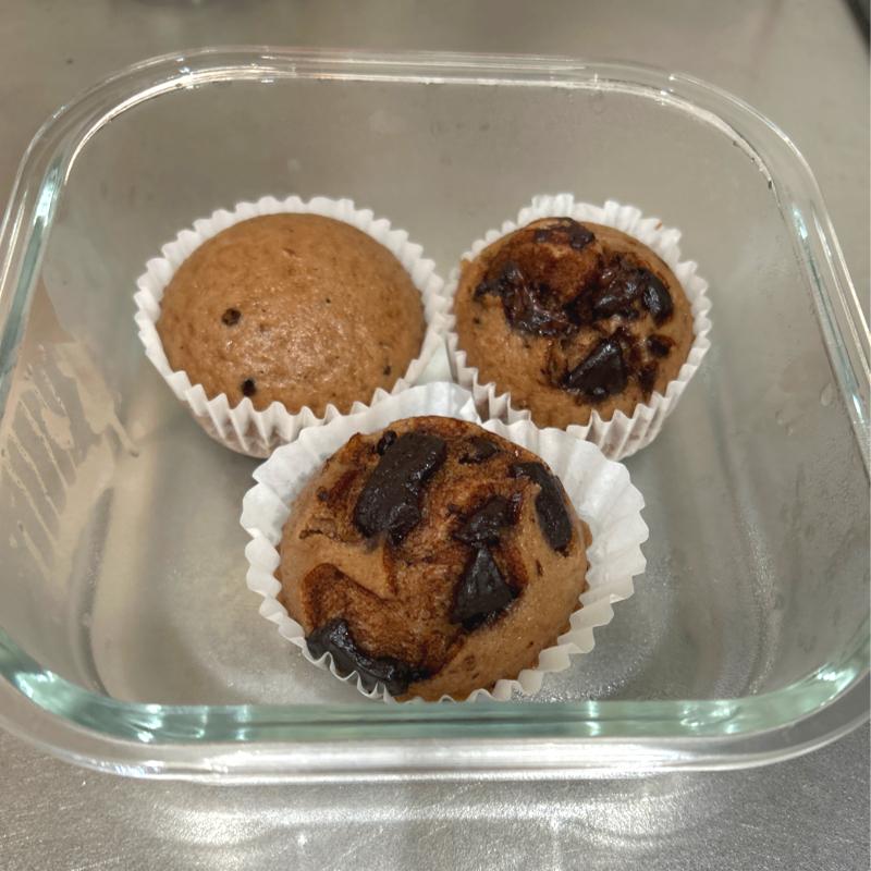 米粉のチョコ蒸しパン