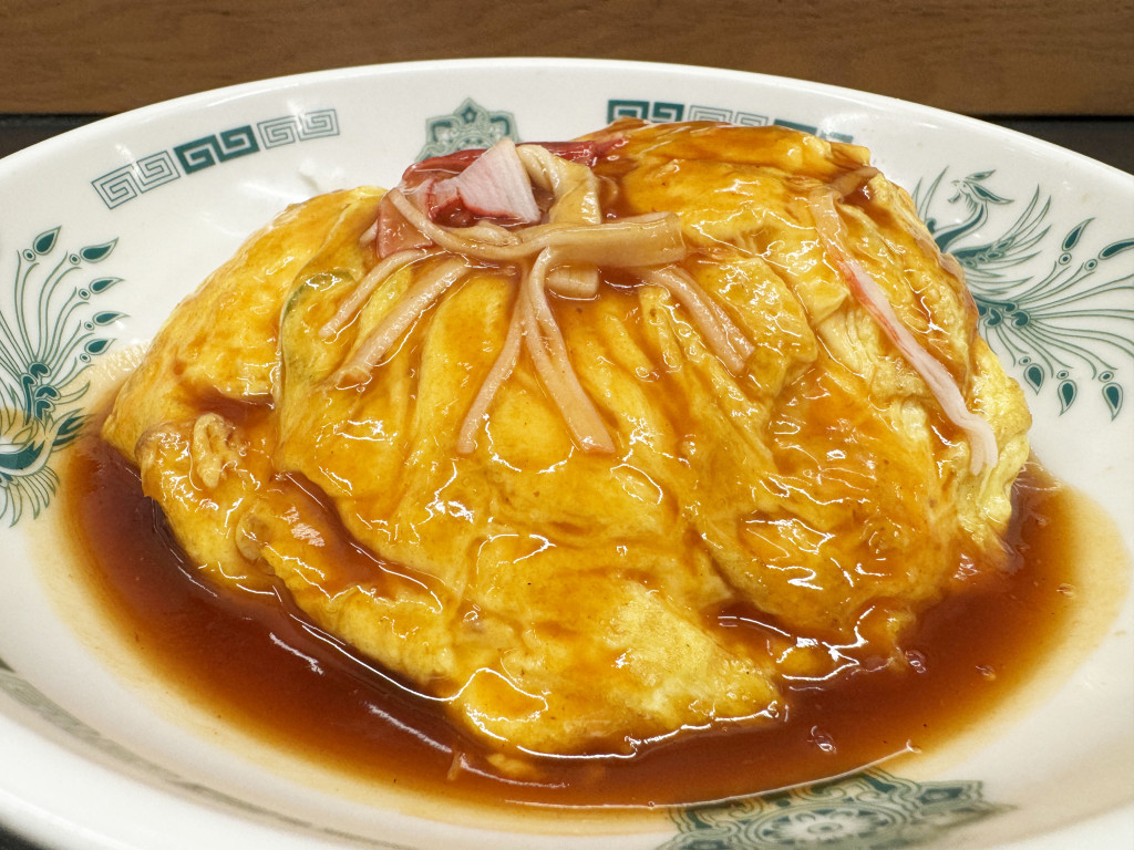 ケチャップ味の天津飯を食べる会 日高屋の天津飯がウマイ件仕上げに酢をかけてメガ進化ガジェット通信 GetNews