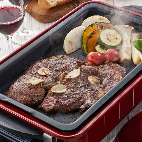 冷凍肉のステーキ