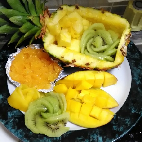 お手頃な果物でフルーツ盛り合わせ