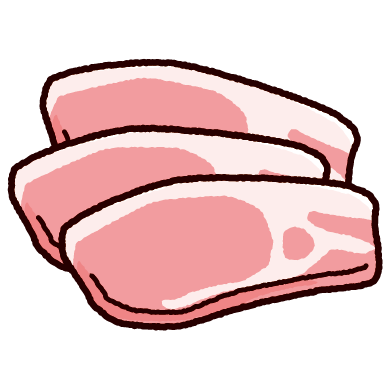 豚肉部位イラスト無料イラスト・フリー素材なら「イラストAC」