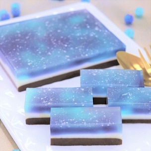 ブルーベリー豆乳ゼリー☆アガー レシピ・作り方 by ｔａｋｅｋｏ7778 - 楽天レシピ