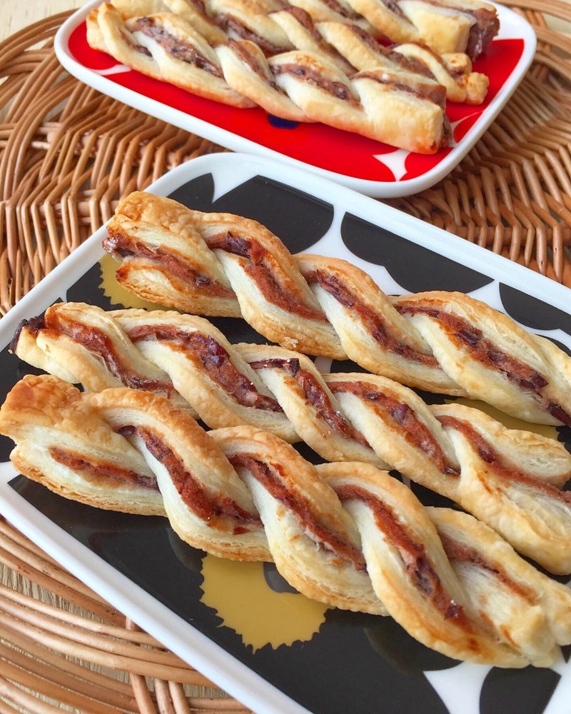 材料2つでバレンタインの焼きチョコクッキー♡