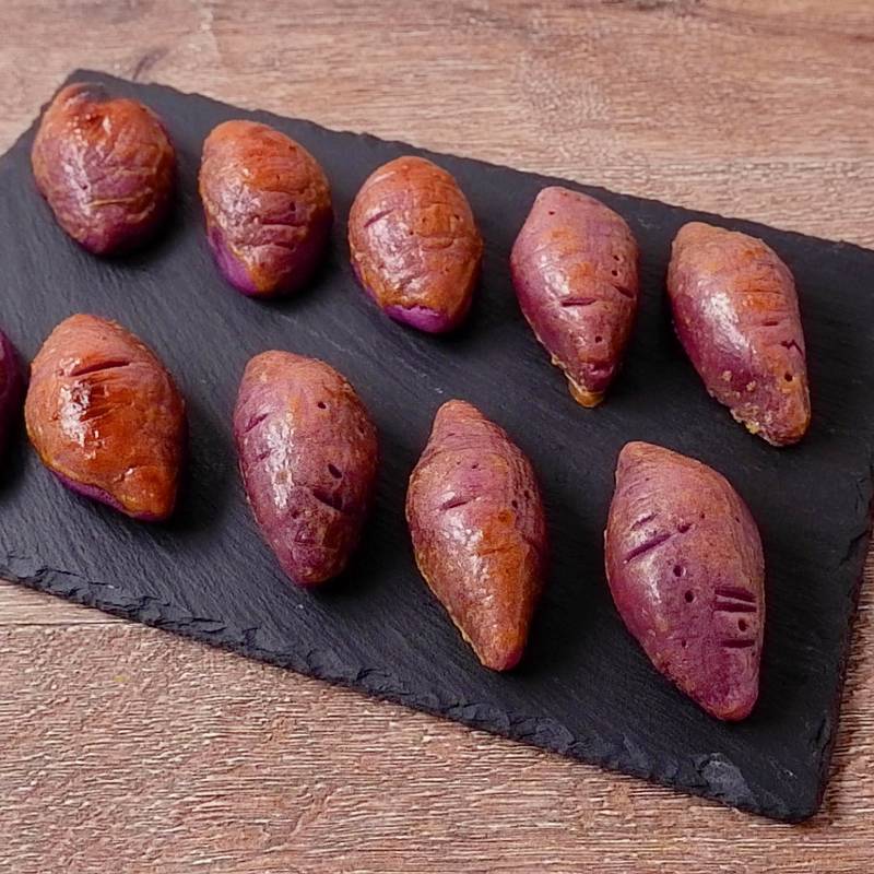 鮮やかな秋の色♪ 紫芋のスイートポテト