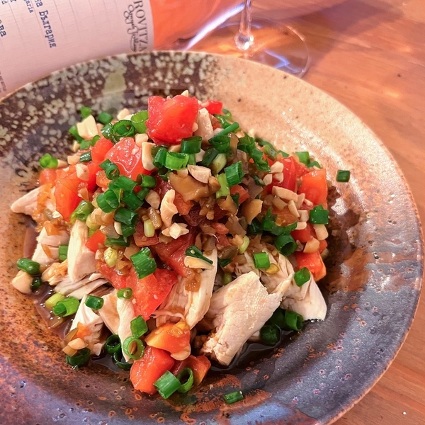 ごま油香る！蒸し鶏ザーサイの香味和えぐっち夫婦のオフィシャルレシピサイト -レシピブック オンライン