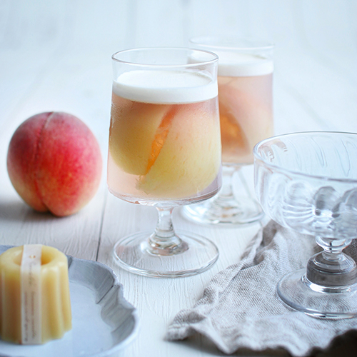 保存版ほんのりピンク桃のコンポート デザートにアレンジ万能