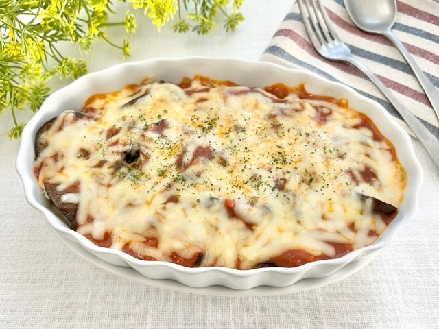 なすとチーズのミートソースドリア