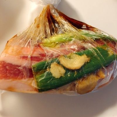 カリッとろっ♡ごはんが進む‼厚切り豚バラの照り焼き