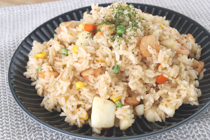 余りもの活用♪ アンチョビ入りチャーハン