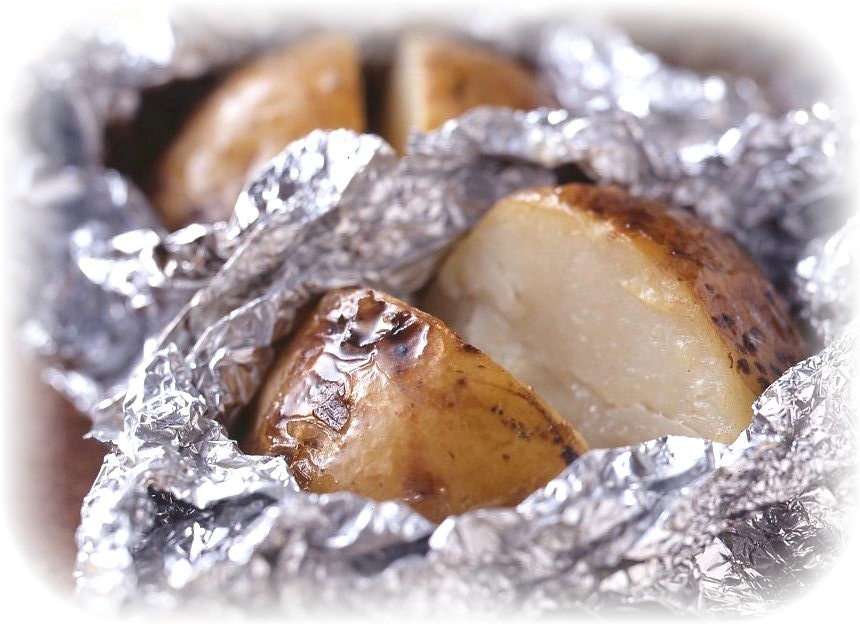 簡単15分！ベイクドポテトのバターのせ オーブンにおまかせ 副菜