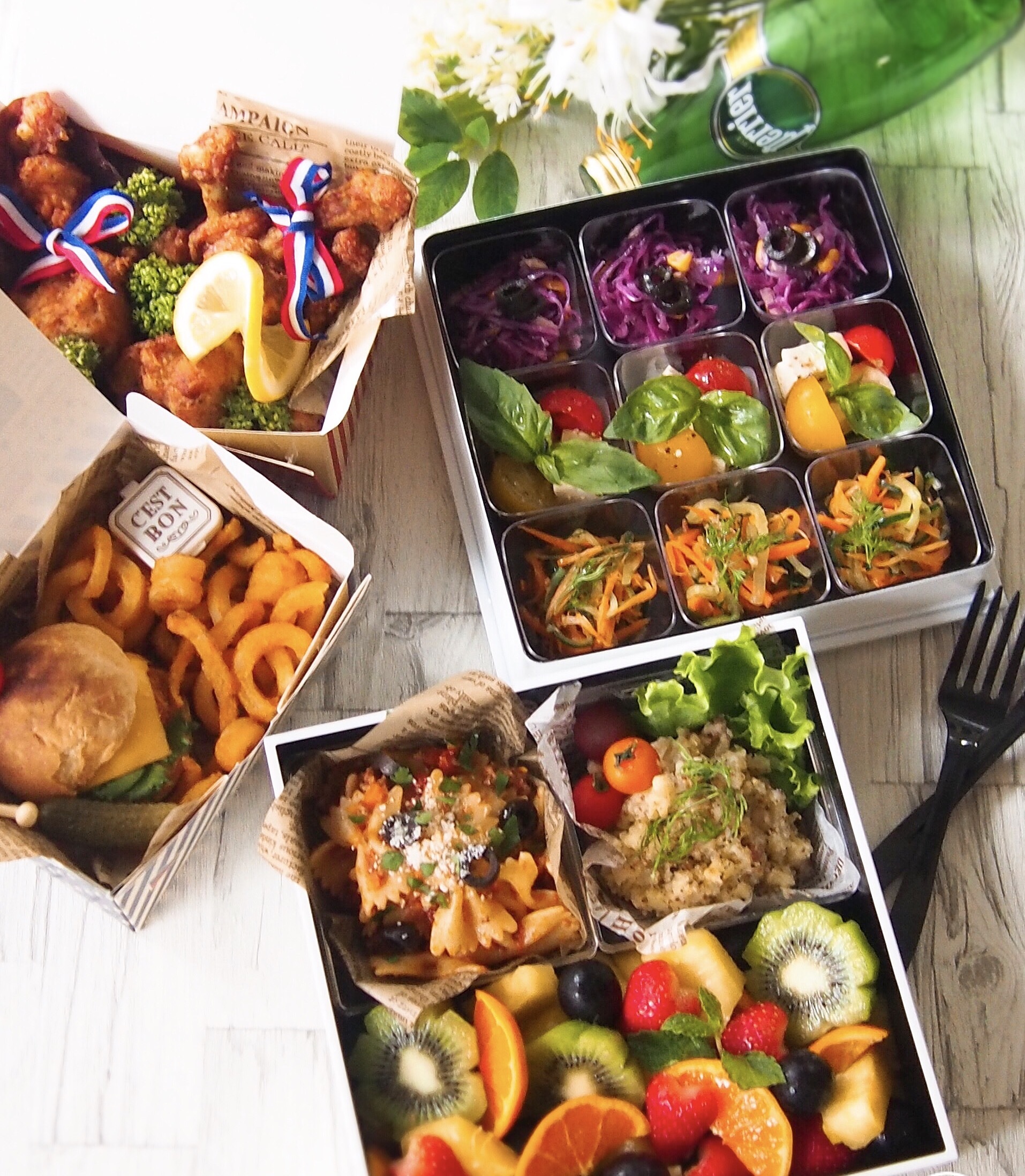 行楽弁当にもぴったり♪ 紙コップ弁当