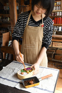 かきと大豆の混ぜごはん