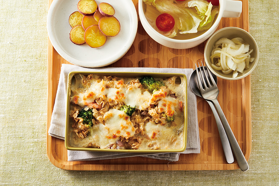 グラタンに合う献立メニュー集！主食・副菜・スープはこれで決まり！食・料理オリーブオイルをひとまわし