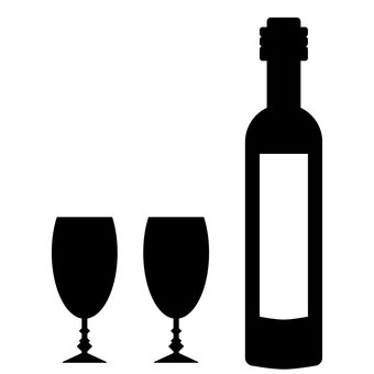 酒瓶 ボトル シルエットイラスト無料イラスト・フリー素材なら「イラストAC」