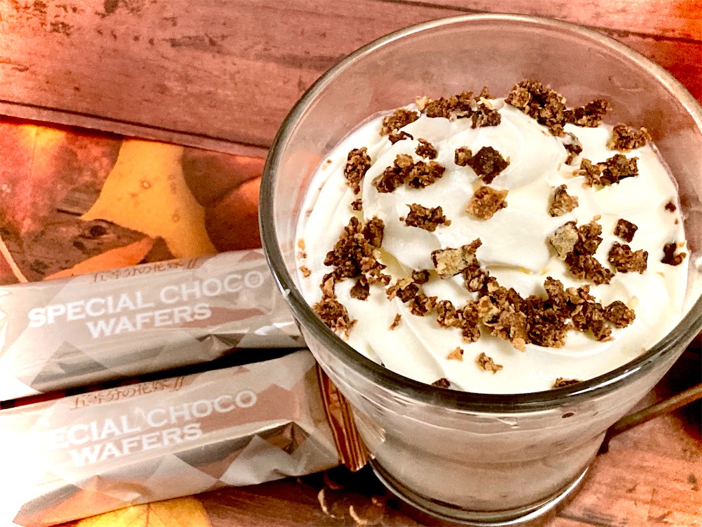 ウエハースで作るブラウニ