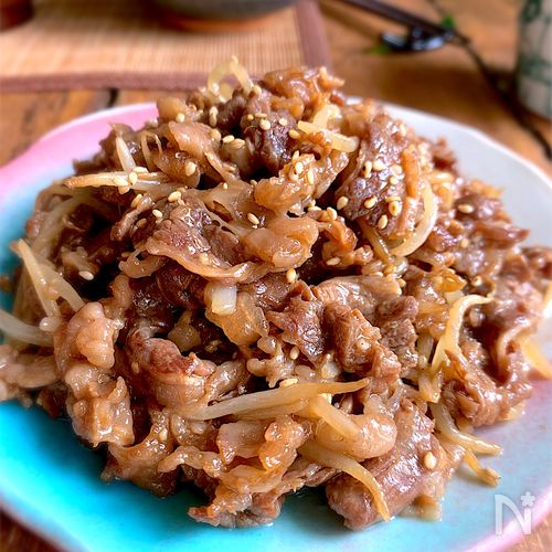 薄切り牛バラの柚子醤油漬け