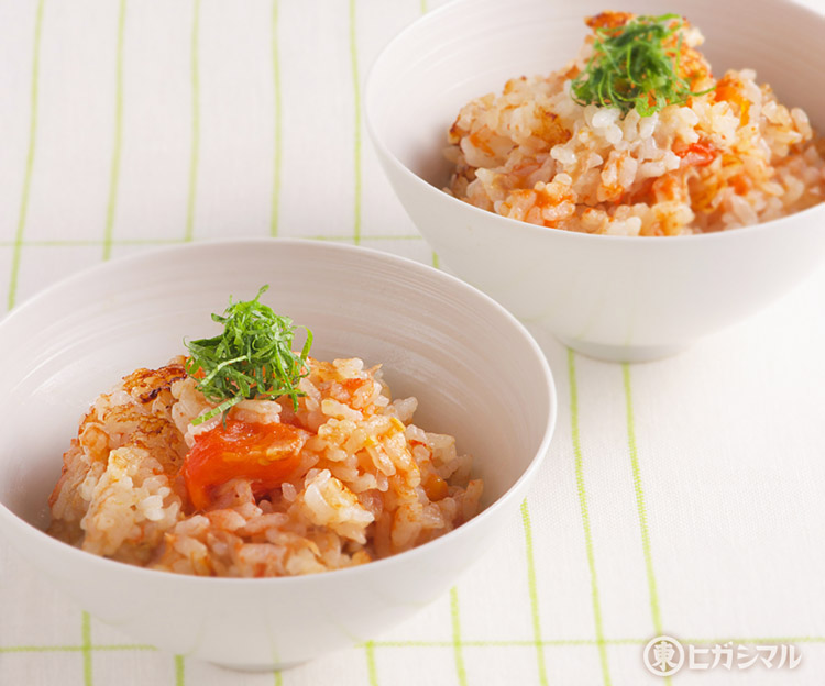 油揚げとツナの炊き込みご飯