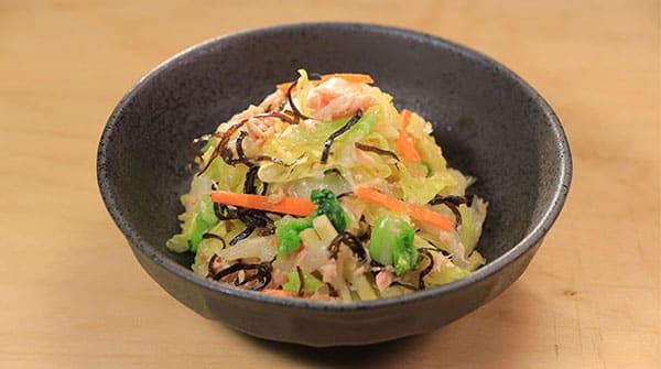 白菜の塩昆布ツナサラダクラシル