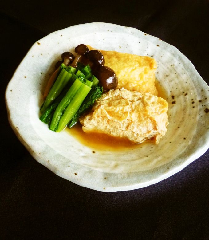 豚ひき肉と山えのきの巾着煮