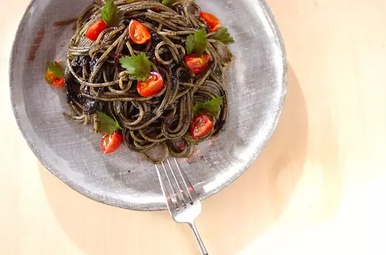 イカスミのスパゲッティプロレシピブログ 艸SOUの作り方