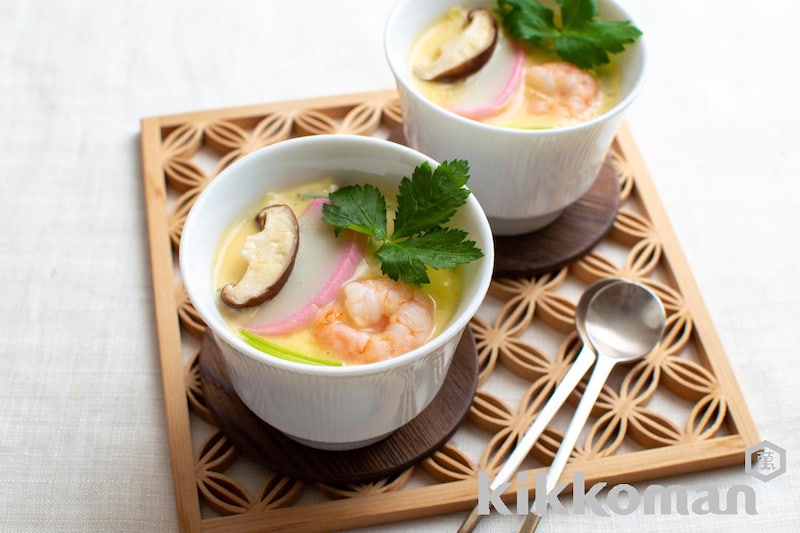 お吸い物の素でつくる茶碗蒸し