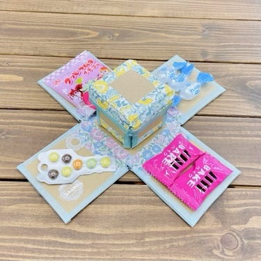 サプライズお菓子ボックスの作り方&ポイント！100均の材料で簡単に作れるよ♪ - リトハピ