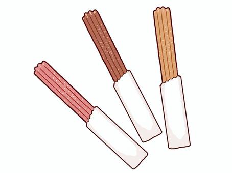 チュロス 手描きイラスト無料イラスト・フリー素材なら「イラストAC」