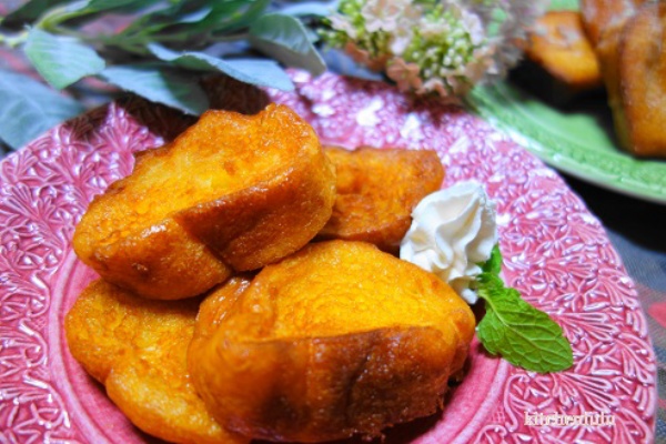 耳パンで美味しい☆揚げ焼きフレンチトースト