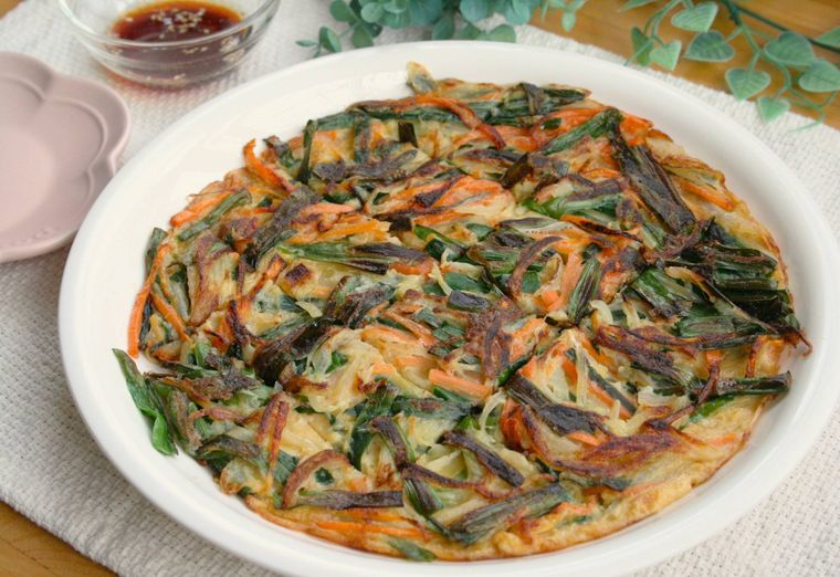 海鮮とトックのチヂミ