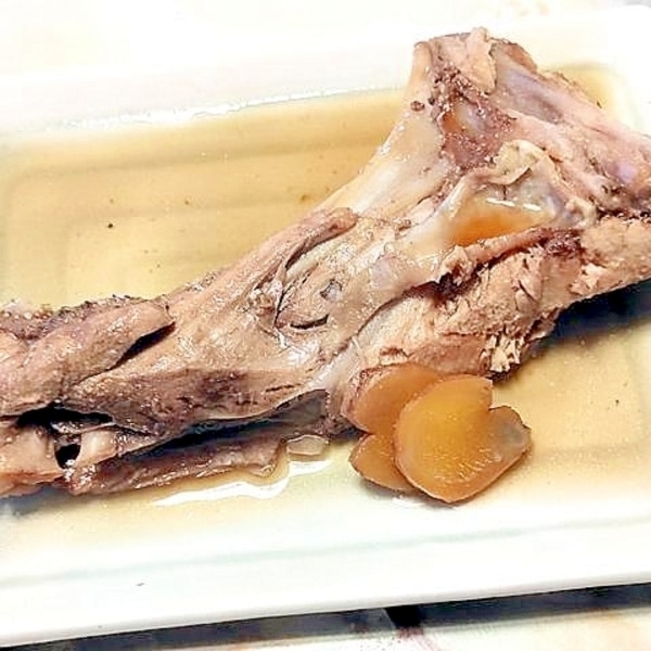 マグロのカマの煮付け レンジ使用