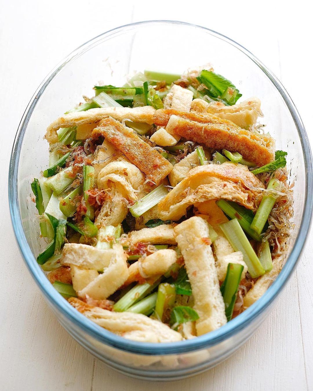 めんつゆ無し レンジで簡単♪小松菜と油揚げのお浸し レシピ・作り方 by あぱめん - 楽天レシピ