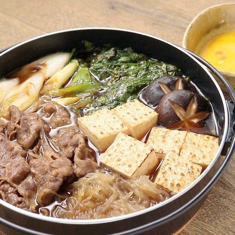 牛肉のすき焼き風