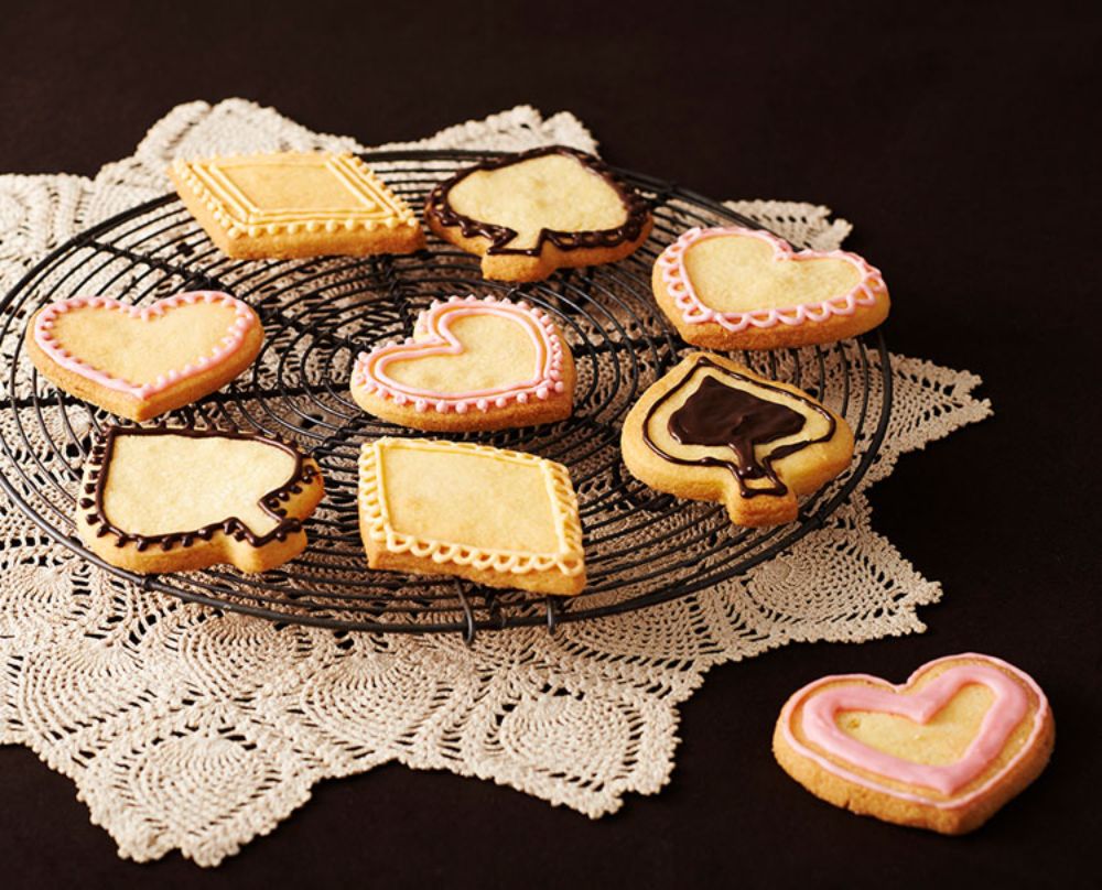 エレガントなアイシングクッキ